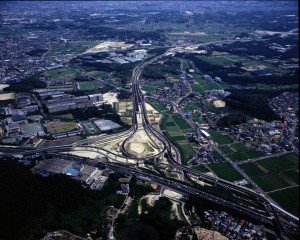 名古屋瀬戸の空撮